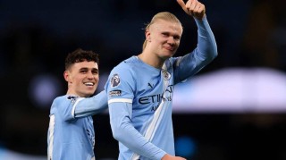 英超射手榜：哈兰德22球领跑！蒂亚戈17球紧随其后！